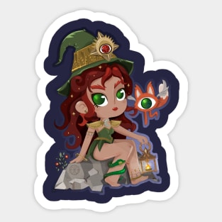 Wicca Witch Magic Girl Power Sticker